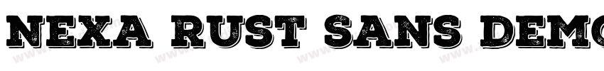 Nexa Rust Sans Demo字体转换
